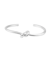 Adornia Silver Knot Cuff Bracelet