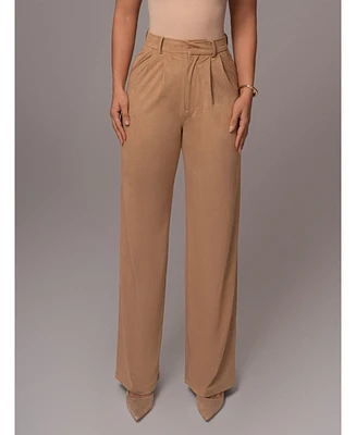 Jluxlabel Women's Classic High Rise Trousers