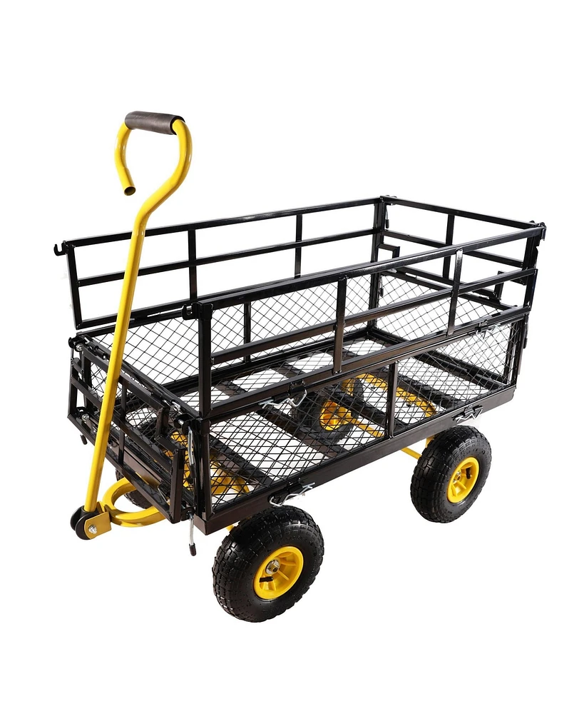 Cart Garden cart trucks make it easier to transport firewood