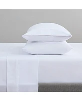 Host & Home Cotton Sateen Bed Sheets (6 Pack), Flat and Fitted Options, White, 300 Thread Count