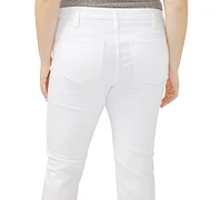 Silver Jeans Co. Plus Elyse Mid Rise Comfort Fit Capri