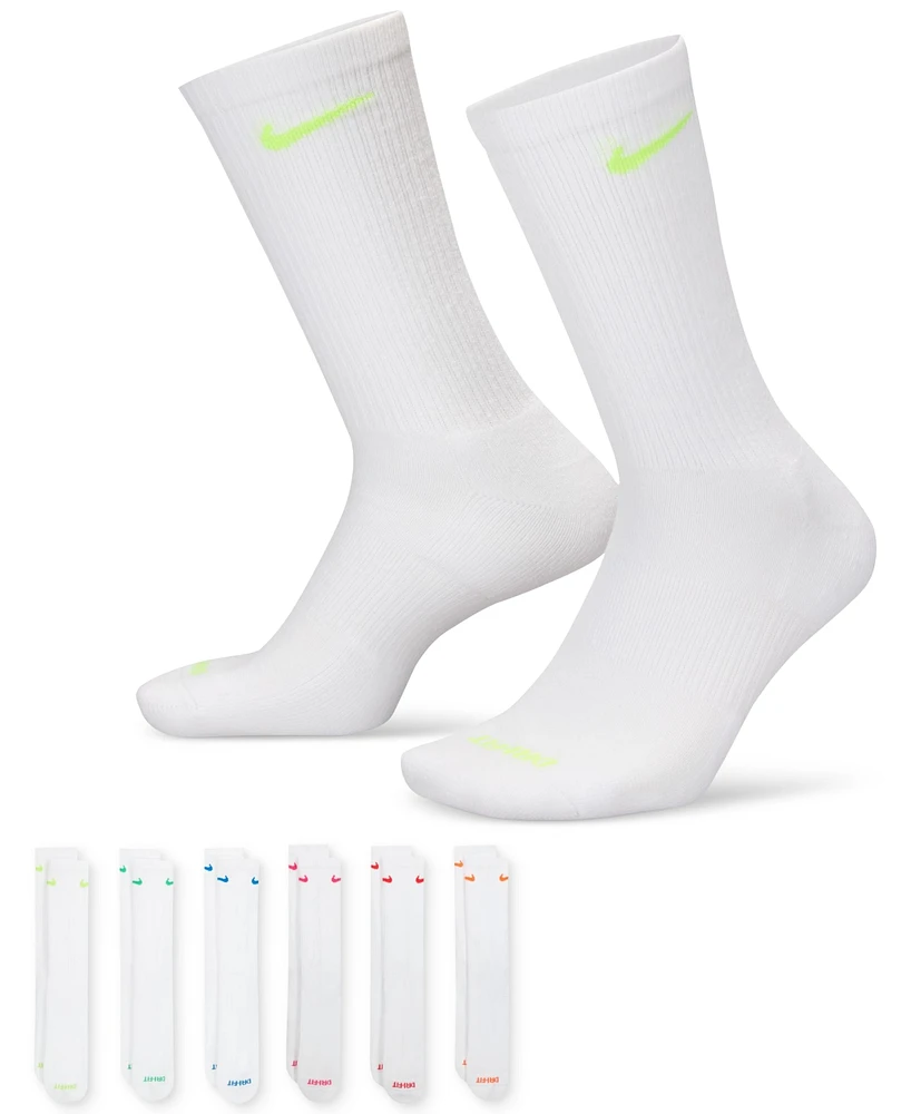 Nike Unisex Everyday Plus Cushioned Training Crew Socks (6 Pairs)