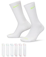 Nike Unisex Everyday Plus Cushioned Training Crew Socks (6 Pairs)