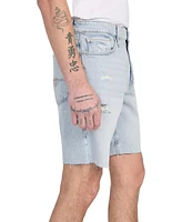 Guess Men's Wyatt Regular-Fit Stretch Denim Shorts