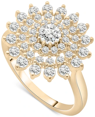 Wrapped in Love Diamond Flower Cluster Ring (1 ct. t.w) in 14k Gold, Exclusively at Macy's
