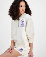 Grayson Threads, The Label Juniors' Collared Kuromi Sweatshirt