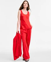 Bar Iii Women's Satin Tank Top, Exclusively at Macy's