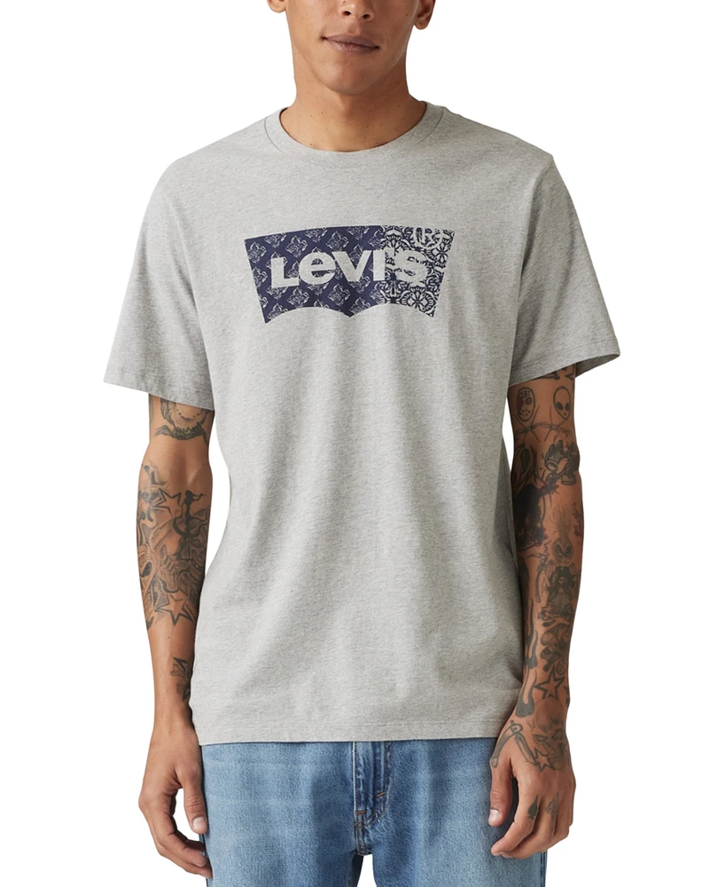Levi's Men's Classic Standard-Fit Batwing Logo Graphic T-Shirt