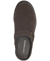 Lucky Brand Women's Caytina Studded Buckle Strap Clogs