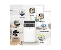 6400-btu Doe (115-Volt) White Vented Portable Air Conditioner with Remote Cools 300-sq ft