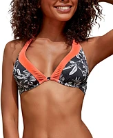 Lascana Women's Printed Underwire Bikini Swimsuit Top
