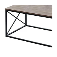 Set of Three Metal Coffee Tables for Modern Living Room Decor