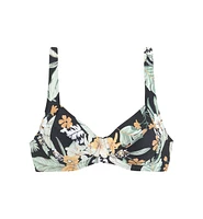 Lascana Women's Tropical Print Underwire Bikini Top