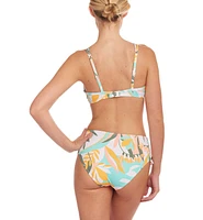 Lascana Women's Pattern Mid Rise Bikini Swimsuit Bottom