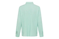 Olsen Women's Shirt with Rolled Sleeve Tab Detail