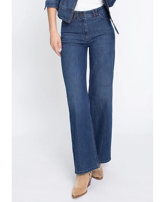 Olsen Women's Anna Fit Wide Leg Jean