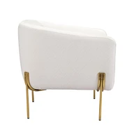 Fabric Armchair for Comfortable Living Room or Office Seating