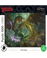 Trefl Prime 1000 Piece Puzzle - Dungeons & Dragons - The Hunt for the Green Dragon