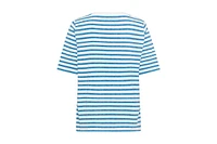 Olsen Women's Striped and Foliage Print T-Shirt
