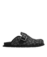 Coach Men's Signature Jacquard Slip On Clog