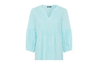 Olsen Women's Linen Blend Boho Blouse