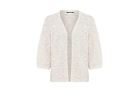 Olsen Women's 3/4 Sleeve Boxy Cardigan