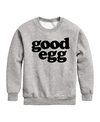 Hybrid Toddler Boys Easter Good Egg Graphic Fleece Sweatshirt