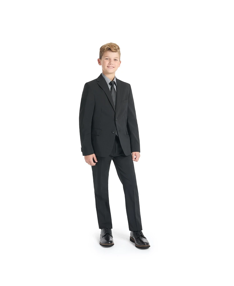Kenneth Cole Reaction Big Boys Slim Fit 2 Piece Stretch Suit