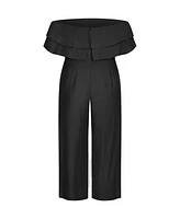 City Chic Plus Poppy Jumpsuit