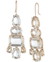 Lauren Ralph Lauren Gold-Tone Crystal Stone Chandelier Earrings