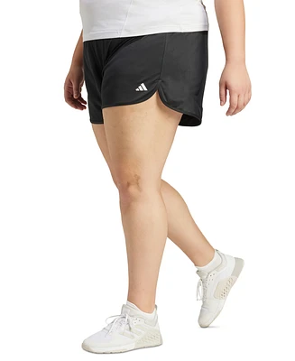 adidas Plus Pacer Essentials Performance High-Rise Shorts