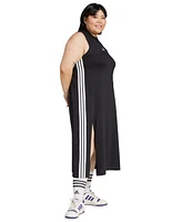 adidas Plus 3-Stripe Logo Racerback Tank Dress
