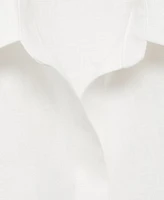 Mango Women's Linen Shirt Dress