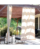 Simple Styles Indoor/Outdoor Curtain Panels with Grommet Tops