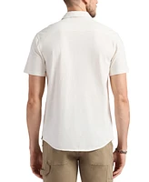 Men's Savoya Fitted Short Sleeve Button-Front Shirt