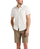 Men's Savoya Fitted Short Sleeve Button-Front Shirt