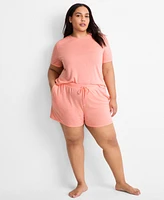 State of Day Women's Relaxed-Fit Drawstring Shorts, Exclusively at Macy's