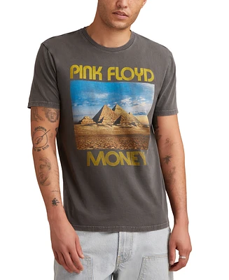 Lucky Brand Men's Pink Floyd Short Sleeve Crewneck Graphic T-Shirt