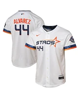 Nike Big Boys and Girls Yordan Alvarez White Houston Astros 2025 City Connect Limited Player Jersey
