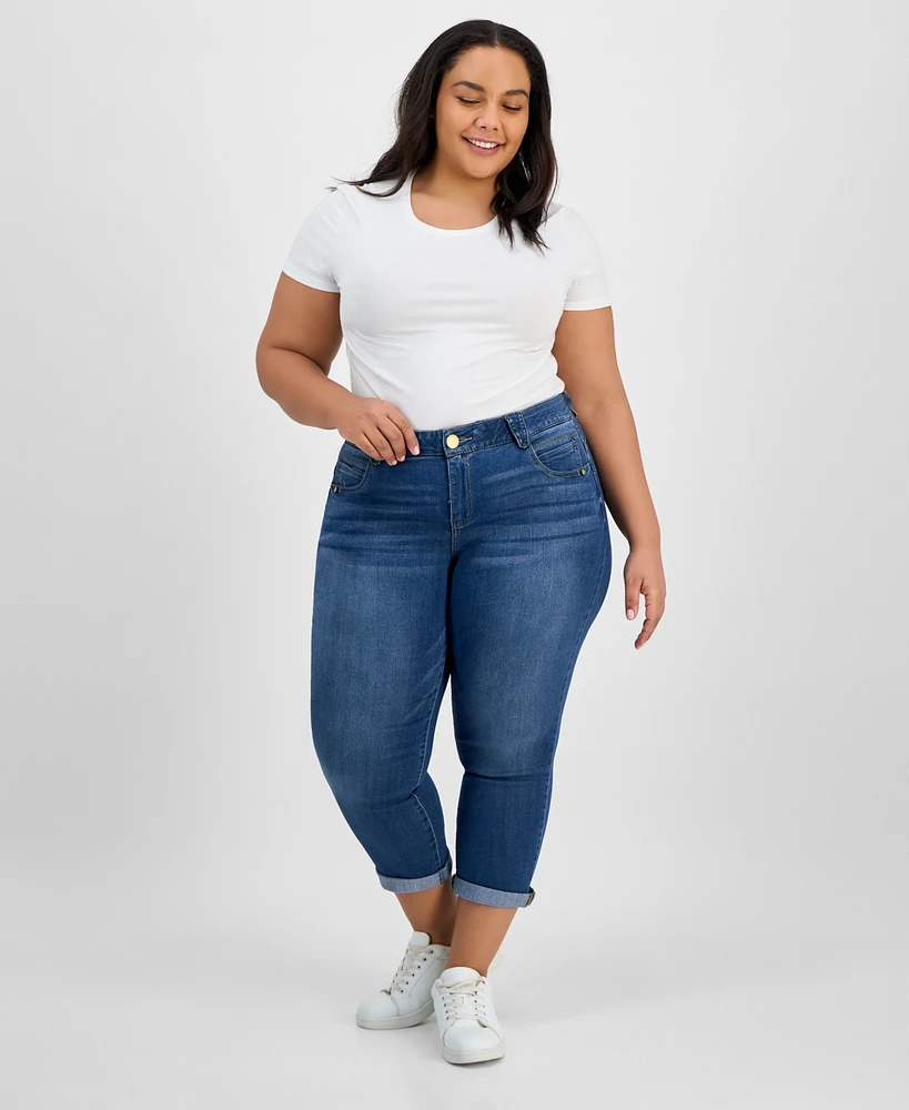 Democracy Trendy Plus AbSolution Ankle Skimmer Jeans