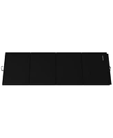 BalanceFrom Fitness All Purpose Mat with 8 Ft Balance Beam Gymnastic Set, Black