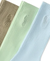 Polo Ralph Lauren Men's 3-Pk. Mineral Wash Crew Socks