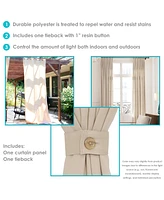 Contemporary Styles Indoor/Outdoor Curtain Panels with Grommet Tops