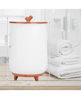 23L Large Luxury Bucket-Style Towel Warmer with Fragrant Disc Holder