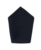 Trafalgar Men's Sutton Solid Color Silk Necktie and Pocket Square Combo