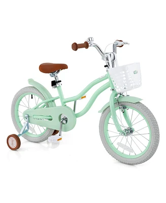 16-Inch Kids Bike with Adjustable Seat and Bell, Lightweight for Ages 3-8