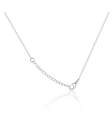 Jessica Simpson Pearl & Crystal Drop Necklace