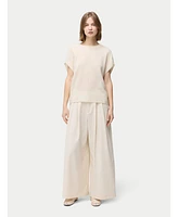 Gobi Cashmere Women's Batwing Short-Sleeved Top
