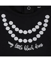 Gerber Baby Girls "Little Black Dress" with Tutu and Accent Bow