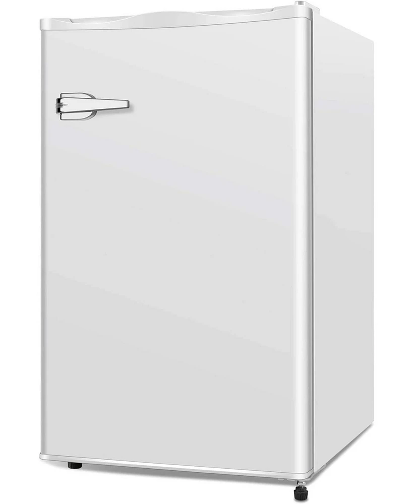 Zafro Compact Upright Freezer, 2.3 Cu Ft with Handle, Removable Shelves, Adjustable Thermostat, Low Noise Design for Bedroom, Apartment or Office